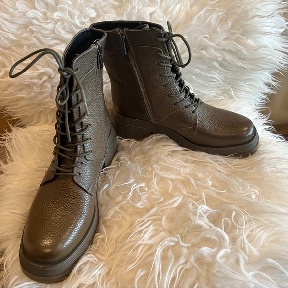 Franco Sarto Jetson Lace-up combat boots*NEW - Picture 2 of 6